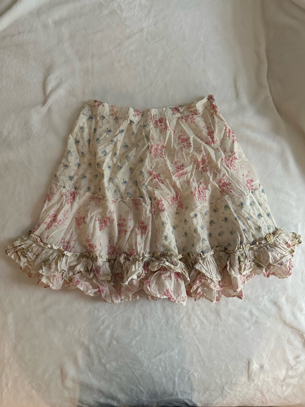 Polo Ralph Lauren Floral Tiered Patchwork Skirt